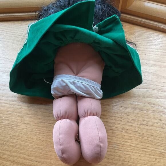 Mattel’s First Edition CPK 13" Doll Baby Green Dress Cabbage Patch Kids - Picture 13 of 13